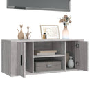 tv-bord 100x35x40 cm konstrueret træ grå sonoma-eg