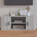tv-bord 100x35x40 cm konstrueret træ grå sonoma-eg
