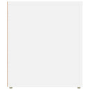 tv-bord 100x35x40 cm konstrueret træ hvid