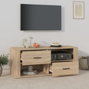 tv-bord 100x35x40 cm konstrueret træ sonoma-eg