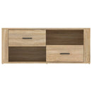 tv-bord 100x35x40 cm konstrueret træ sonoma-eg