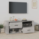 tv-bord 100x35x40 cm konstrueret træ betongrå