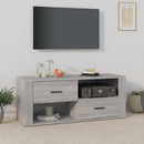 tv-bord 100x35x40 cm konstrueret træ grå sonoma-eg