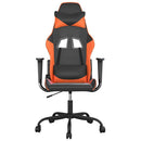 gamingstol kunstlæder sort og orange