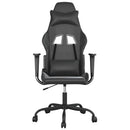 gamingstol kunstlæder sort