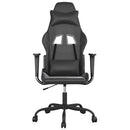 gamingstol kunstlæder sort
