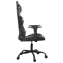 gamingstol kunstlæder sort og camouflage