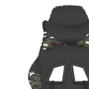 gamingstol kunstlæder sort og camouflage