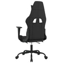 gamingstol med fodstøtte stof sort og camouflage