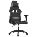 gamingstol stof Sort og lysegrå