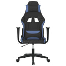 gamingstol stof sort og blå