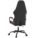 gamingstol kunstlæder sort og rød