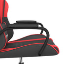 gamingstol kunstlæder sort og rød