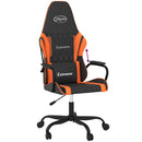gamingstol kunstlæder sort og orange