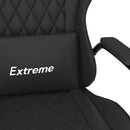 gamingstol kunstlæder sort