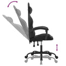 gamingstol kunstlæder sort