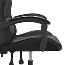gamingstol kunstlæder sort
