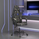 gamingstol kunstlæder sort og camouflage