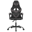 gamingstol kunstlæder sort og grå
