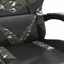 gamingstol kunstlæder sort og camouflage