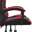 gamingstol kunstlæder sort og rød