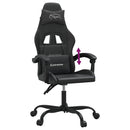 gamingstol kunstlæder sort