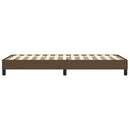 Boxspring sengeramme Mørkebrun 80x200 cm Stof