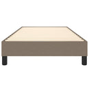 Boxspring sengeramme 80x200 cm stof gråbrun