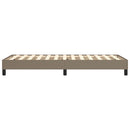 Boxspring sengeramme 80x200 cm stof gråbrun