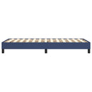 Boxspring sengeramme 80x200 cm stof blå
