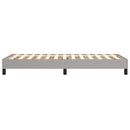 Boxspring sengeramme Lysegrå 90x190 cm Stof