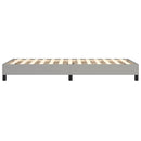Boxspring sengeramme Lysegrå 90x190 cm Stof