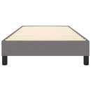 Boxspring sengeramme Mørkegrå 90x190 cm Stof