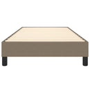 Boxspring sengeramme 90x190 cm stof gråbrun