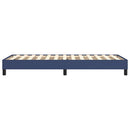 Boxspring sengeramme 90x190 cm stof blå