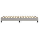 Boxspring sengeramme Lysegrå 90x200 cm Stof