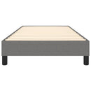 Boxspring sengeramme Mørkegrå 90x200 cm Stof