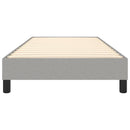 Boxspring sengeramme Lysegrå 100x200 cm Stof