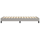 Boxspring sengeramme Lysegrå 100x200 cm Stof
