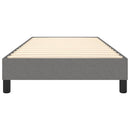 Boxspring sengeramme Mørkegrå 100x200 cm Stof