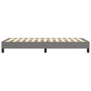 Boxspring sengeramme Mørkegrå 100x200 cm Stof