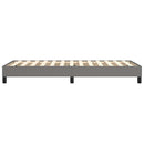Boxspring sengeramme Mørkegrå 100x200 cm Stof