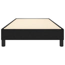 Boxspring sengeramme Sort 100x200 cm Stof