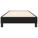 Boxspring sengeramme Sort 100x200 cm Stof