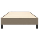 Boxspring sengeramme Taupe 100x200 cm Stof