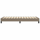 Boxspring sengeramme Taupe 100x200 cm Stof