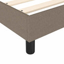 Boxspring sengeramme Taupe 100x200 cm Stof