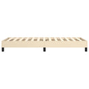 Boxspring sengeramme Creme 100x200 cm Stof