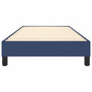 Boxspring sengeramme 100x200 cm stof blå