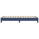 Boxspring sengeramme 100x200 cm stof blå